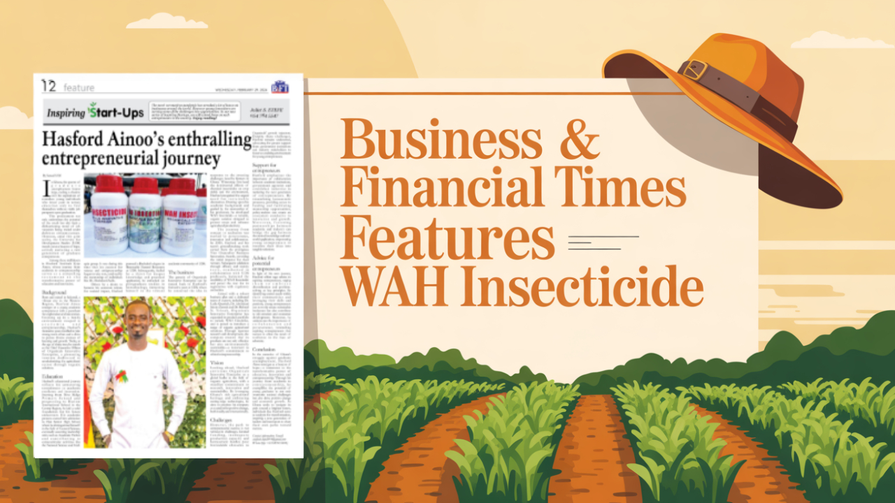 Business and Financial Times Features WAH Insecticide 2
